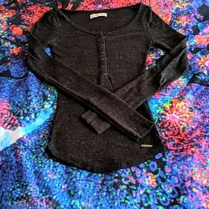 Abercrombie & Fitch cozy long sleeve henley